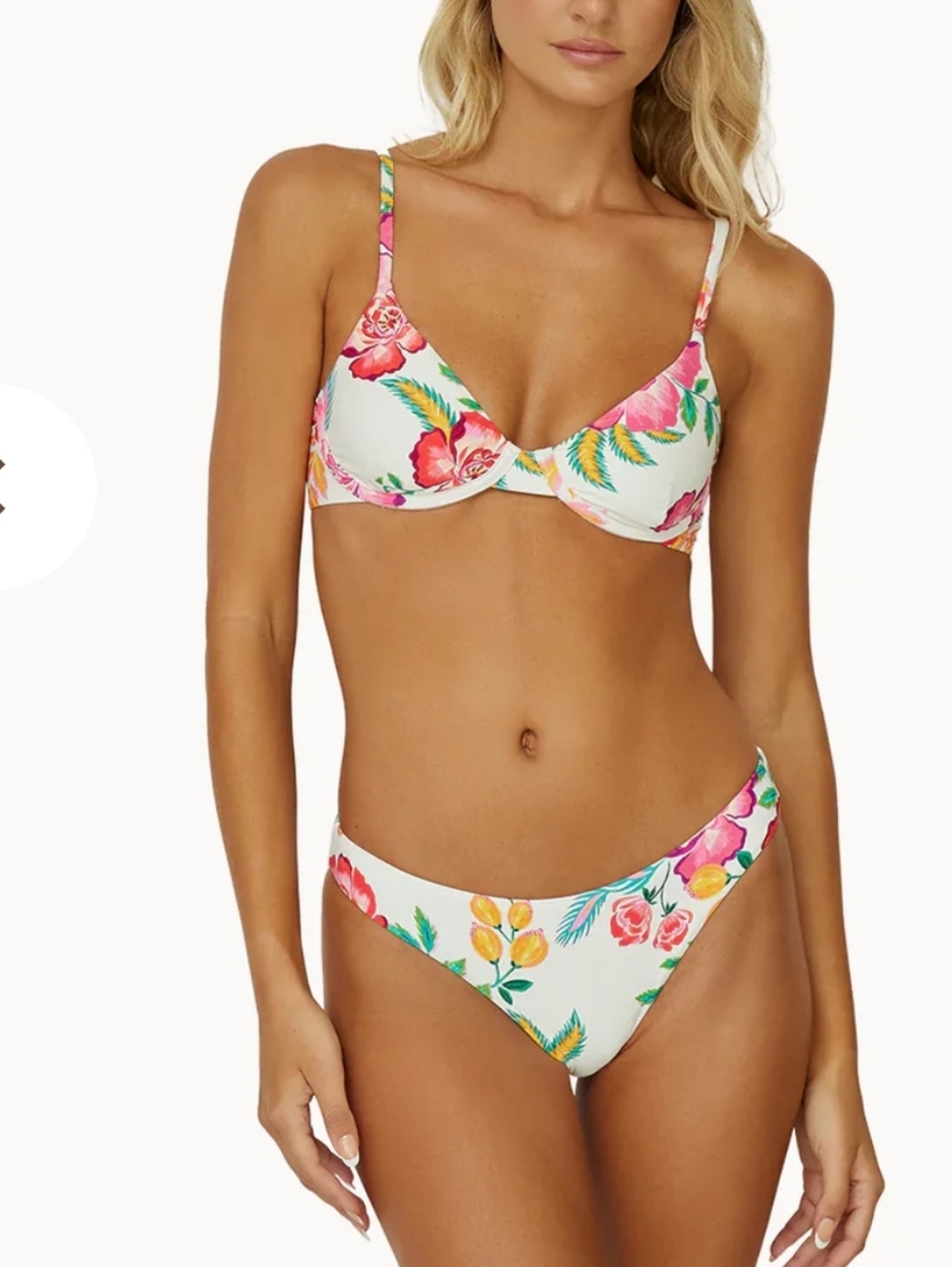 PQ Mita Cali Underwire Bikini Top D/ Bottom Medium - Picture 3 of 15